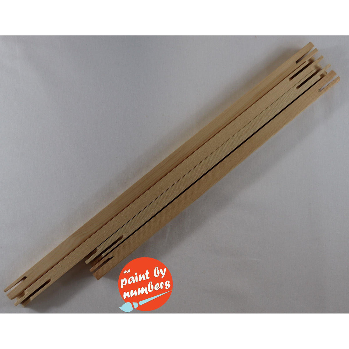 DIY Paint by Number kit for Adults on Canvas-DIY Frame Kit (Stretcher bars)-