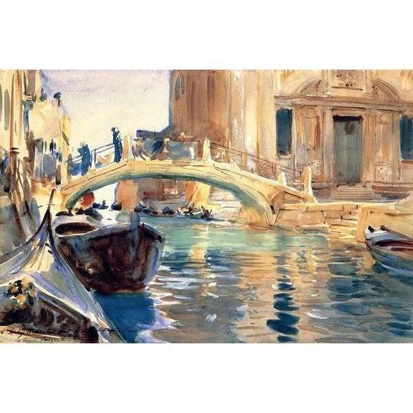 DIY Paint by Number kit for Adults on Canvas-*FREE* Venice - John Singer Sargent-Home