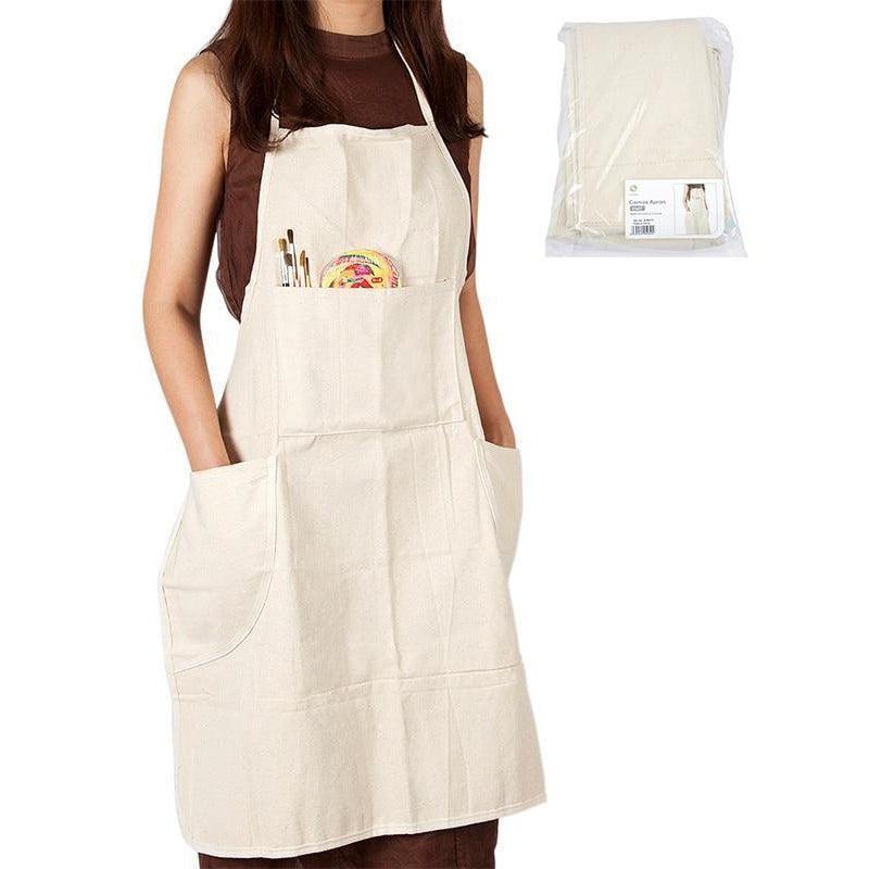 DIY Paint by Number kit for Adults on Canvas-Professional Apron with 4 Pockets 31"-