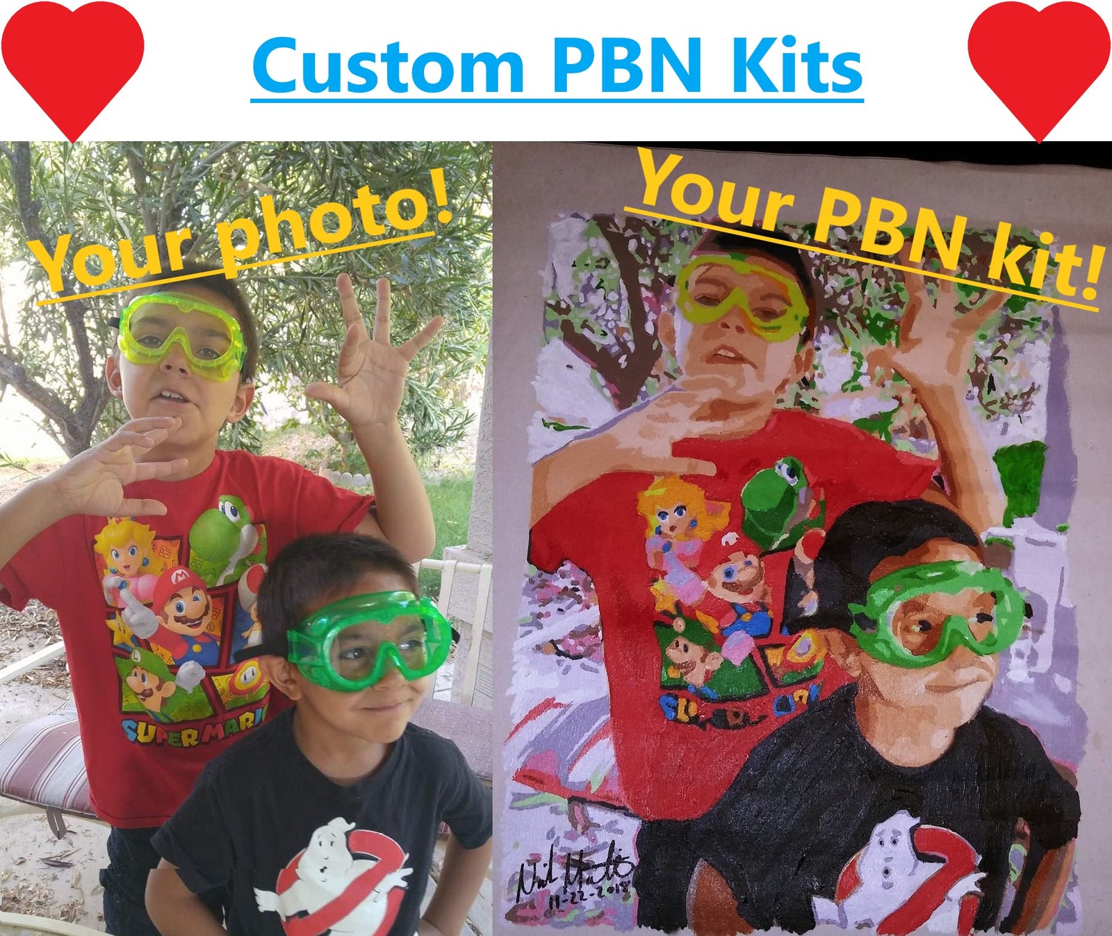 Custom Paint by Number