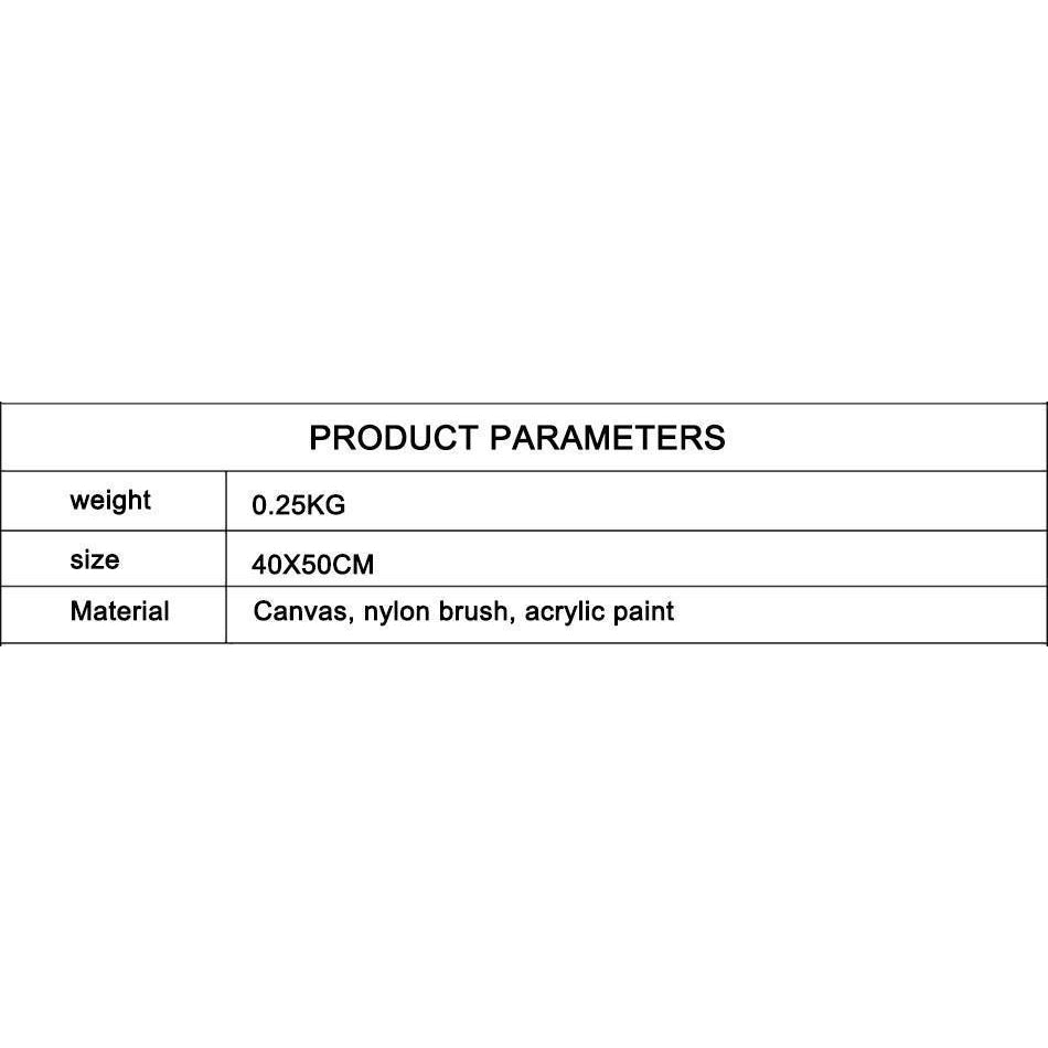 DIY Paint by Number kit for Adults on Canvas-[Ships from USA] Psychedelic Dog-40x50cm (16x20inches)