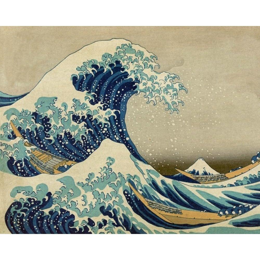 DIY Paint by Number kit for Adults on Canvas-[Ships from USA] The Great Wave off Kanagawa - Katsushika Hokusai - 1830-Clean PBN