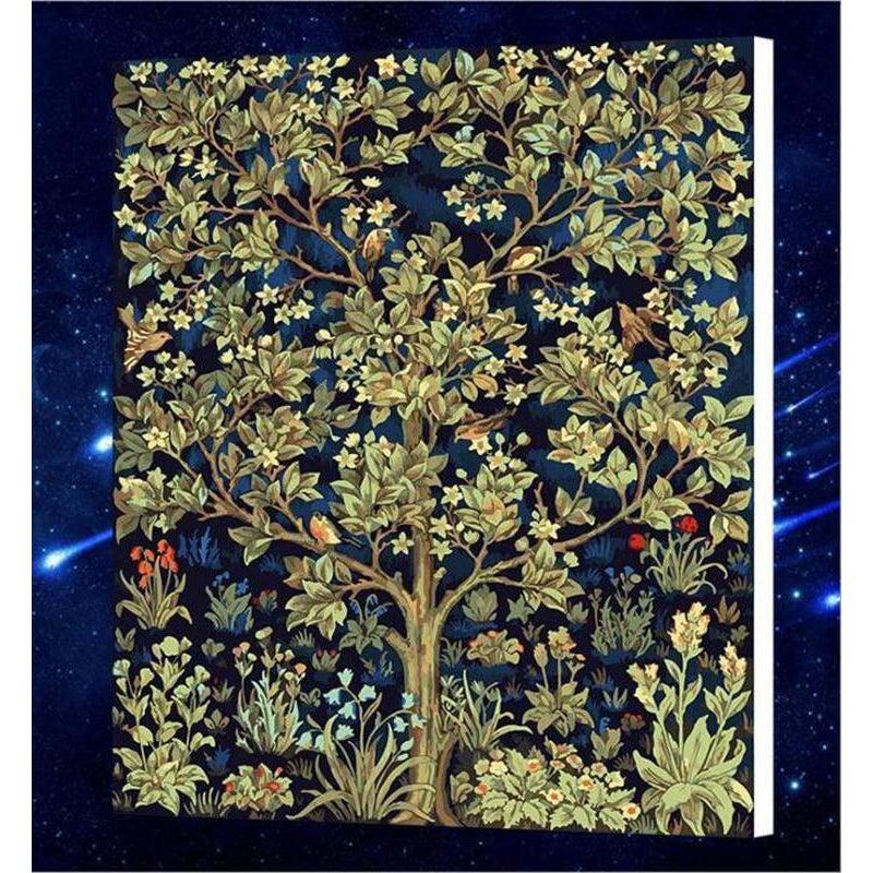 DIY Paint by Number kit for Adults on Canvas-[Ships from USA] Tree of Life - William Morris [LIMITED PRINT]-Clean PBN
