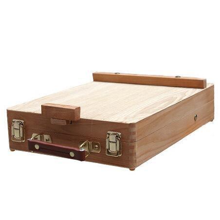 DIY Paint by Number kit for Adults on Canvas-[Ships from USA] Wooden Desktop Easel &amp; Storage Case-